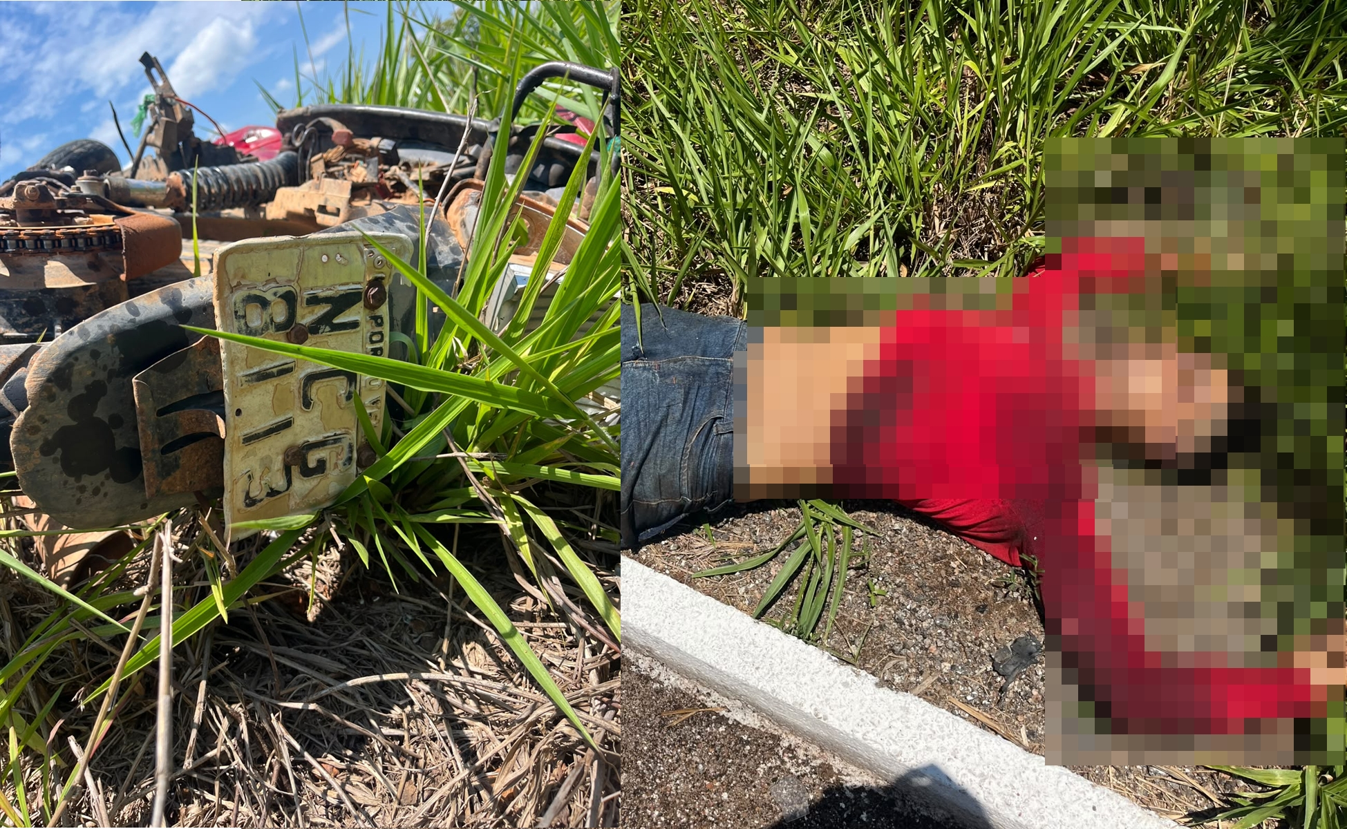 Vídeo mostra momento de acidente fatal entre carreta e motocicleta na BR-364; motociclista morreu no local